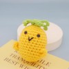 reddipus Pineapple Keychain for Women and Girls, Emotional Support Crochet
