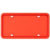 Silicone License Plate Frame, Premium Grade Universal Car Plate Frame,
