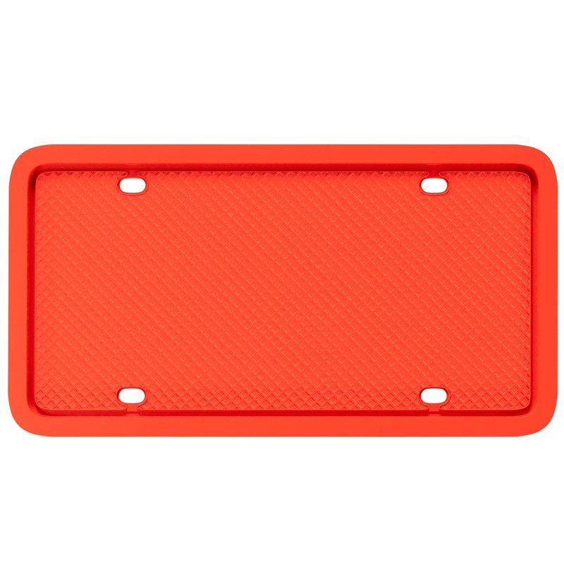 Silicone License Plate Frame, Premium Grade Universal Car Plate Frame,