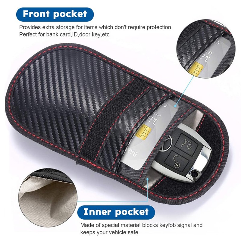 Faderr Keyless Go Protection Car Key Box, Anti-Theft Remote Key