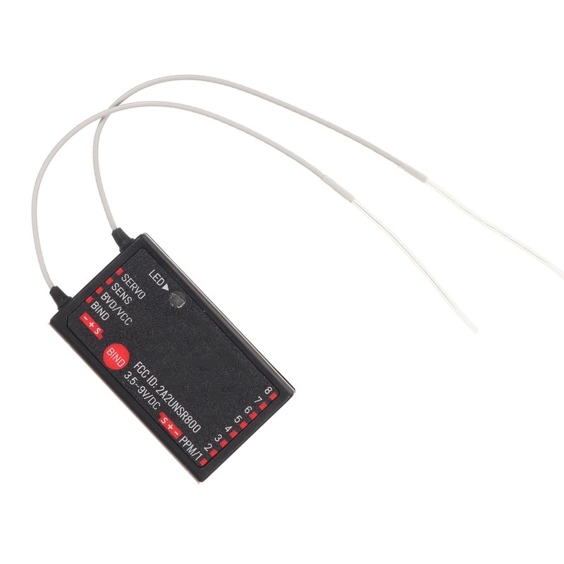FS SR8 2.4GHz 8 Channel Receiver Double Antenna Bidirectional Receiver