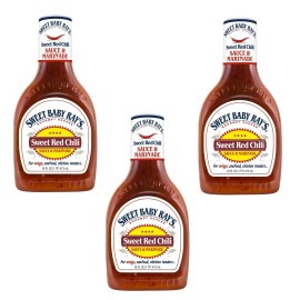 Sweet Baby Ray’s Sweet Red Chili Sauce & Marinade - 3 Pack ( Size 16 oz Bottles)