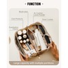 EACHY Travel Makeup Bag, Large Capacity Cosmetic Bags for Women,
