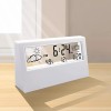 Unbranded Desk Clock, Digital Alarm Clock, Transparent Modern Design, Temperature,
