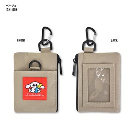 Pass and Coin Case Cinnamoroll, beige (ICN-006)