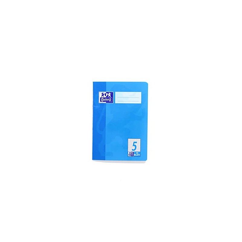 Oxford DIN A5 Notebook 5 mm Square Ruled 90 g/m²