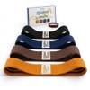 HABBY SPORT Fabric Resistance Bands Set of 4, Dynamic Edition