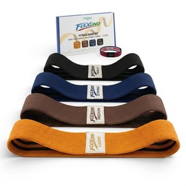 HABBY SPORT Fabric Resistance Bands Set of 4, Dynamic Edition