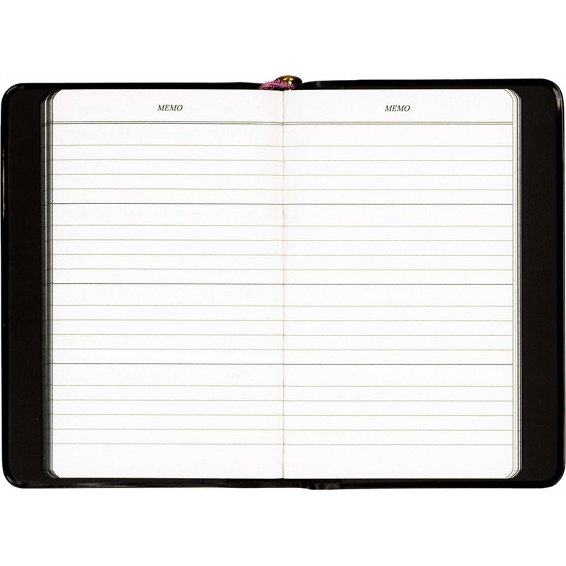 Hakubunkan 2025 Weekly Notebook, Horizontal Line Pocket Diary, Vinyl Mounted