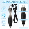 PATIKIL 5 Pcs Big Fat Pens, Black Heavy Weighted Ballpoint
