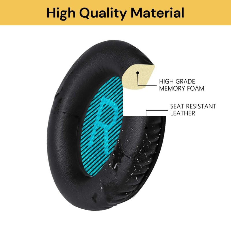 EZONEDEAL Replacement EarPads for Bose QuietComfort QC 2 15 25