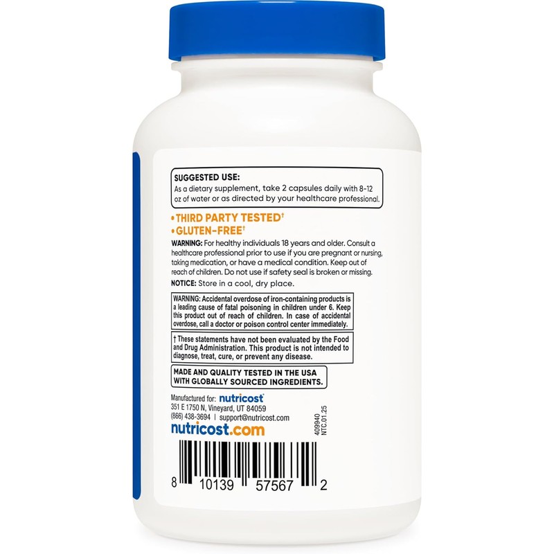 Nutricost Methylated Multivitamin 120 Capsules, 60 Servings - 23 Vitamin