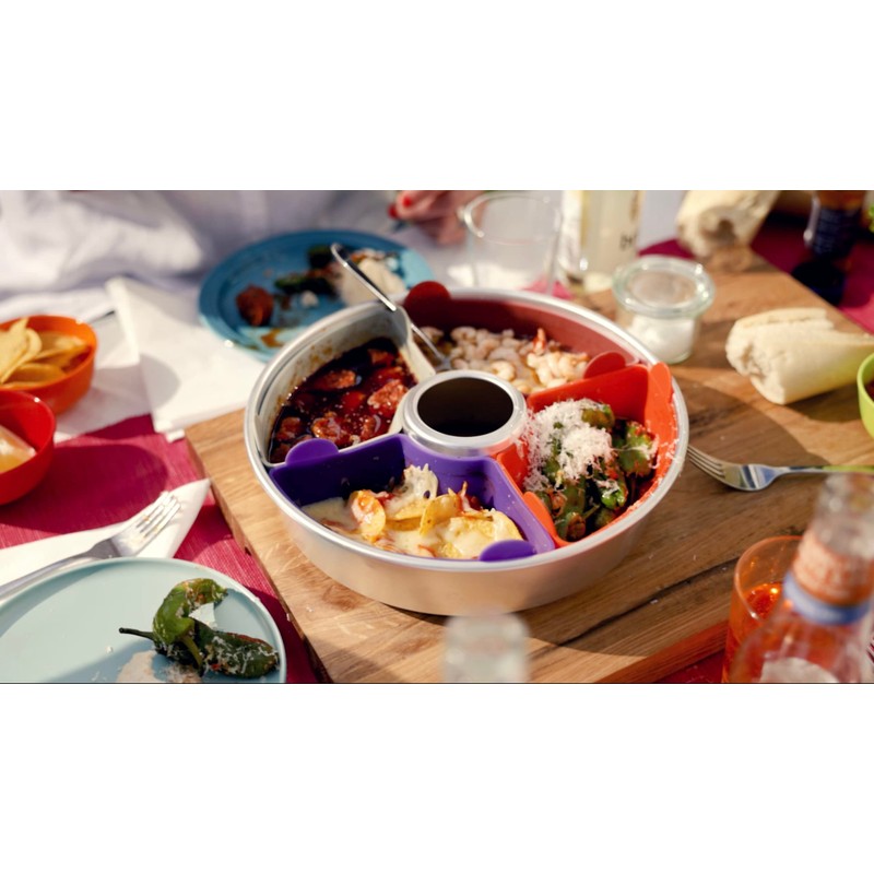 Omnia Set of 6 Silicone Moulds for Camping Oven Six