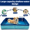 Pet Bathing Pool,Foldable Waterproof PVC Paddling Tub