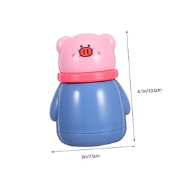 Mikinona 2pcs Powder Puff with Portable Talcum Powder Container Soft Puff Jar for Travel and Home Use for Skin Care