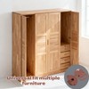 Wardrobe Rollers, Sliding Door Pulley, 6Pcs