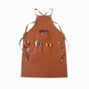 OLSON DEEPAK Leather Welding Work Apron with Tools Pockets,Heavy Duty