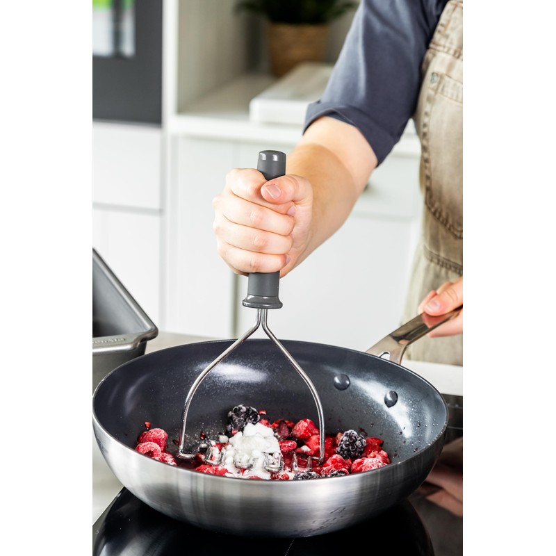 KitchenAid KAS008OHCGG Masher, Stainless Steel, Multicolored
