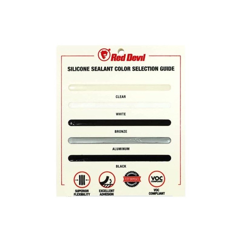 Red Devil 08260I RD PRO Industrial Grade RTV 100% Silicone
