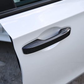 Thenice for 11th Gen Civic Accessories Door Handle Cover Exterior Handle Protection Compatible with Honda Civic 2022-2025, Accord/CR-V/HR-V 2023-2025 -Carbon Fiber Grain