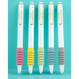 Gullor 5 Pieces Retractable Fountain Pen, Refillable with Ink Converter, Extra Fine Nib 0.38mm