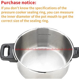 Pressure Cooker Replacement gasket for Mirro Pressure Cooker S-9892 9892 M-0296 M-0436 M-0498 M-0536 M-0596 M-0646 M-1952 Fit ４｜6 ｜ 8 QT Models （2Pack)