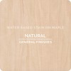 General Finishes Water Based Wood Stain, 1 Pint, Natural