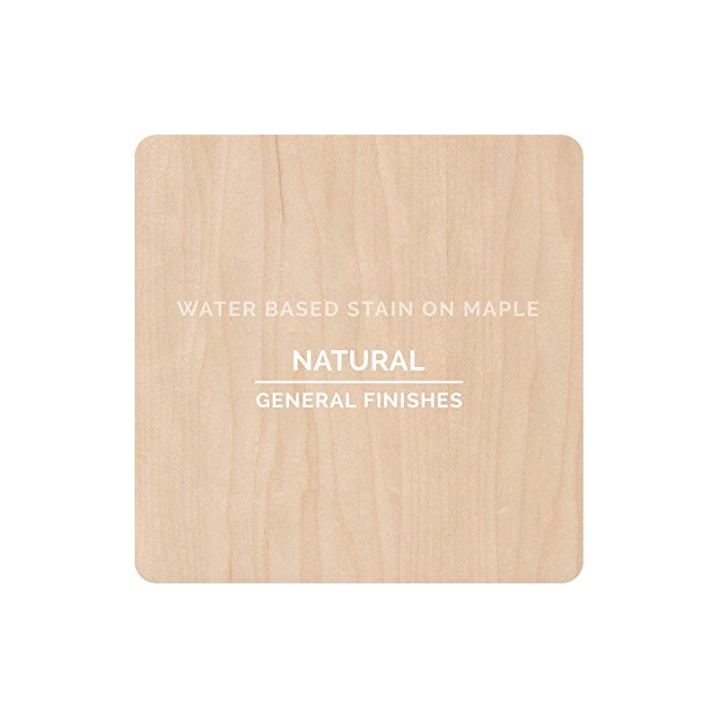 General Finishes Water Based Wood Stain, 1 Pint, Natural