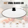 8QT Oval Slow Cooker Lid Replacement for CrockPot Slow Cooker