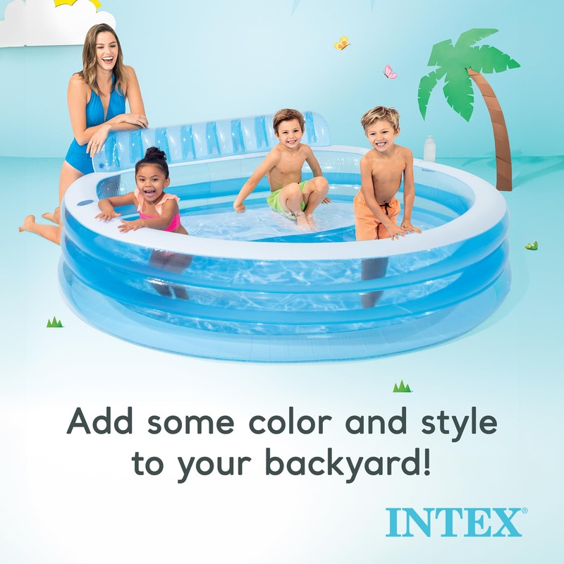 Intex 57190EP B01E0W4L58 Family Lounge Pool, 6x20x20 Blue