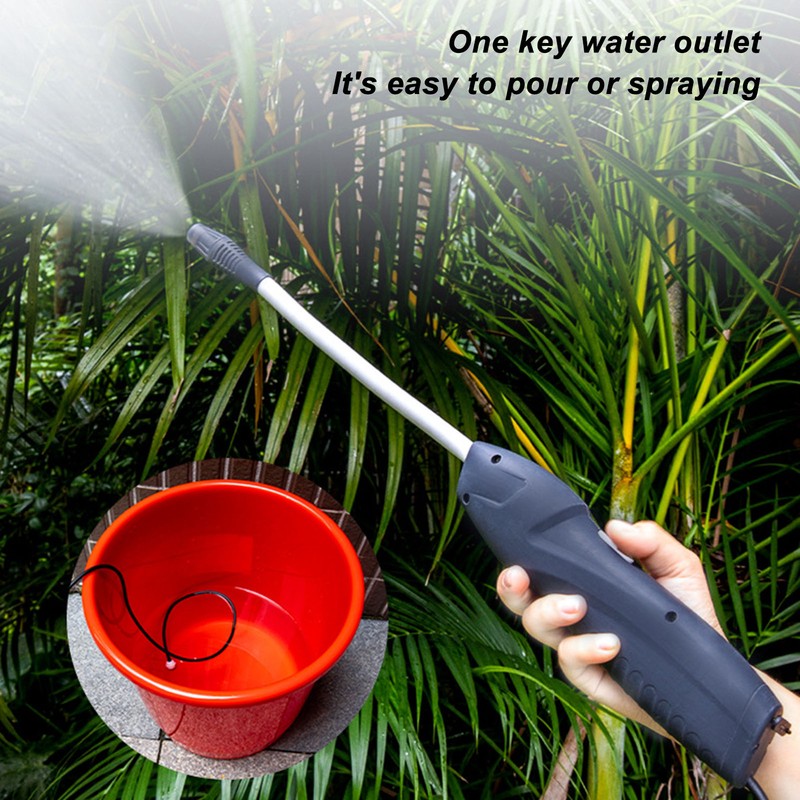 Automatic Electric Sprayer Bendable Watering Lithium Rechargeable Water Sprinkler Sprayer
