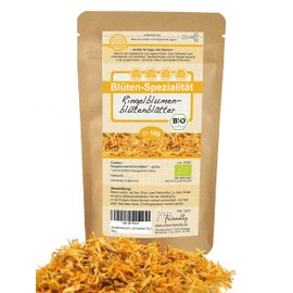 direct&friendly Organic marigold flowers without calyx marigold petals marigold tea (10 g)