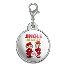 Year Without a Santa Claus Jingle Jangle Chrome Plated Metal Pet Dog Cat ID Tag - Small