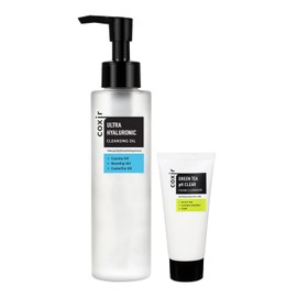 coxir ULTRA HYALURONIC CLEANSING OIL 5.07 fl.oz + GREENTEA PH CLEAR FOAM CLEANSER 1.01 fl.oz