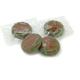 SweetGourmet Chocolate Mint Starlight | Clear Wrap Bulk Hard Candy | 5 pounds