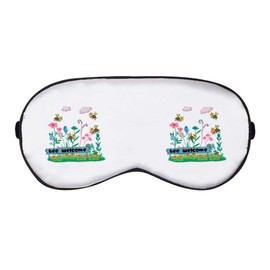 'Bee Welcome Flower Garden' Sleep/Travel Eye Mask (EY00029790)