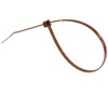 GTSE GTSE 8 Inch Brown Zip Ties, 100 Pack, 50lb