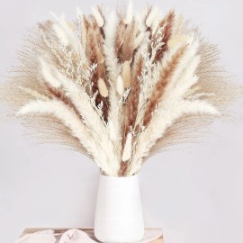 Unbranded 17inch 73 Pieces Natural Dried Reed Bouquet House Living Room Bouquet Decoration