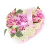 Artificial Heart Shaped Wreaths Wedding Wreaths Fake Flowers Decoration for