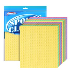 10 PK Swedish Dishcloths for Kitchen, Absorbent Dish Cloths, 7x8in