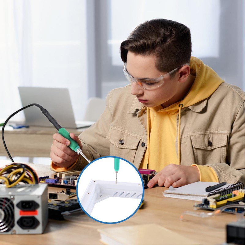 Heat Set Insert Tool,Soldering Iron Tips Come with Thread inserts