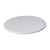 Perfk Waterproof Polyester Fitted Table Cover Cloth Decorative Round Tablecover