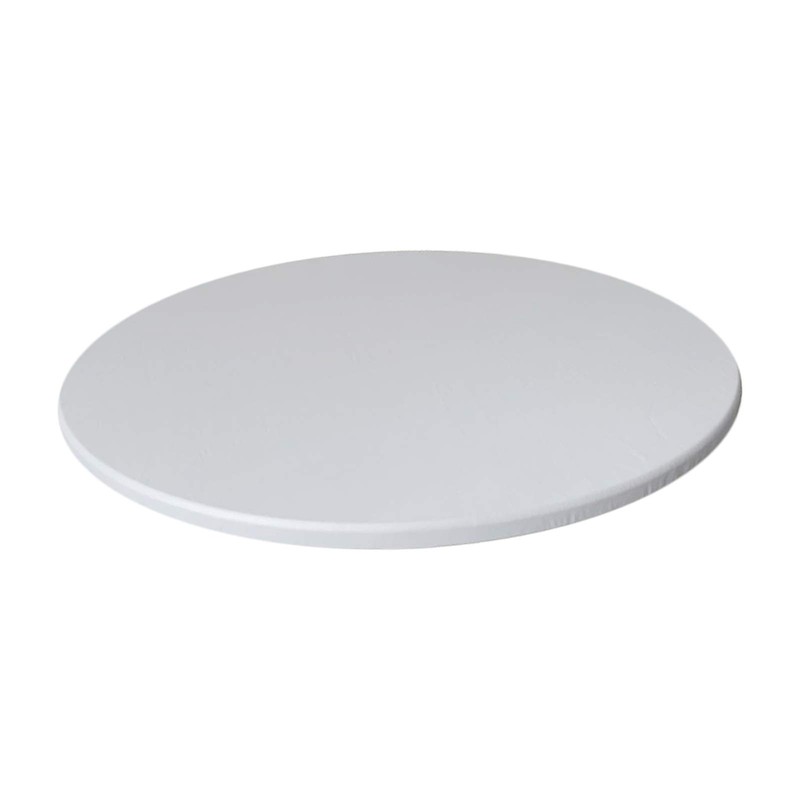 Perfk Waterproof Polyester Fitted Table Cover Cloth Decorative Round Tablecover