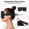 Alyvisun Blackout Sleep Mask, Deepen Eye Contour, Black