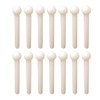 Cauff Peg Game Tricky Triangle Replacement Pegs, 14 Pieces, White,
