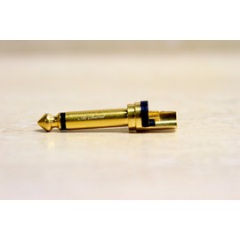 A1 Sound Guitar Intrument Cable, Van Damme Yellow Ultra 3 Metre Length Terminated With Neutrik 6.3 mm (1/4") Mono Jack Plugs Gold Plated With Black Covers.