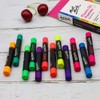 Mont Marte Fluoro Oil Pastels Signature 12pc, 12 Assorted Colours,