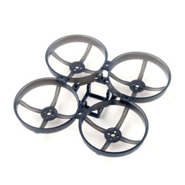Happymodel 85mm Whoop Frame for Tiny Whoop Mobula8 – Durable Brushless Micro Frame with Low-Mount FC Design – Supports 3-Hole & 4-Hole Motors, Fits Up to 51mm Props – Transparent Black