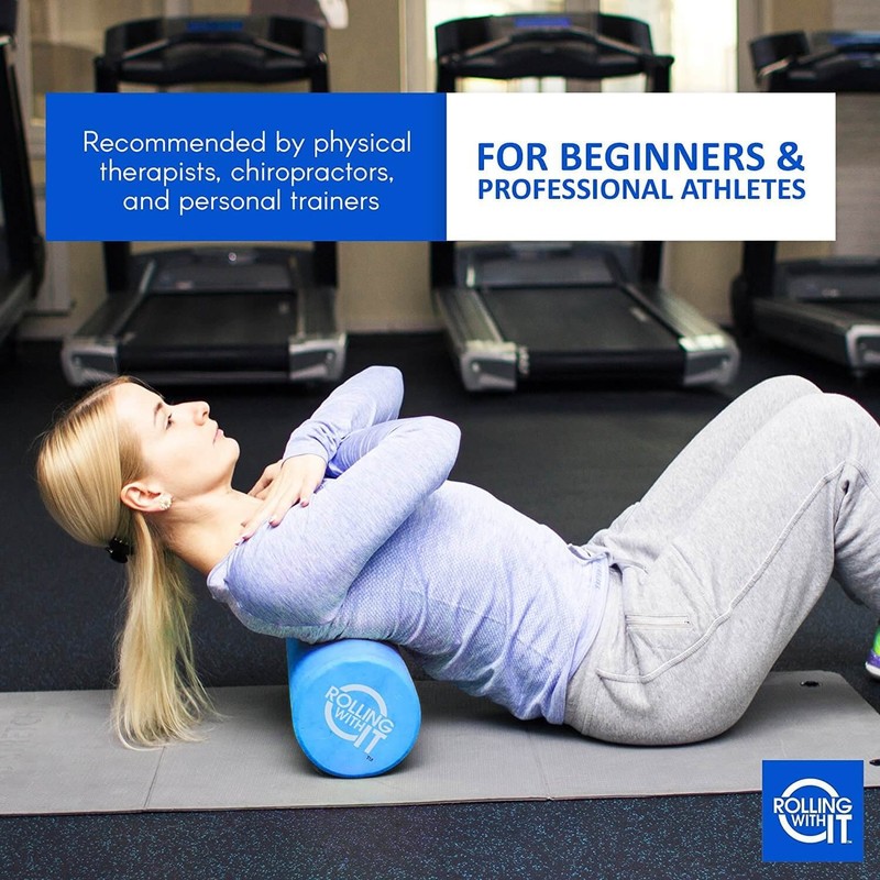 Rolling With It Foam Roller with High Density for Physical