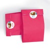 JuNa-Experten 12 Gift Bags / Pink + 12 Stickers +